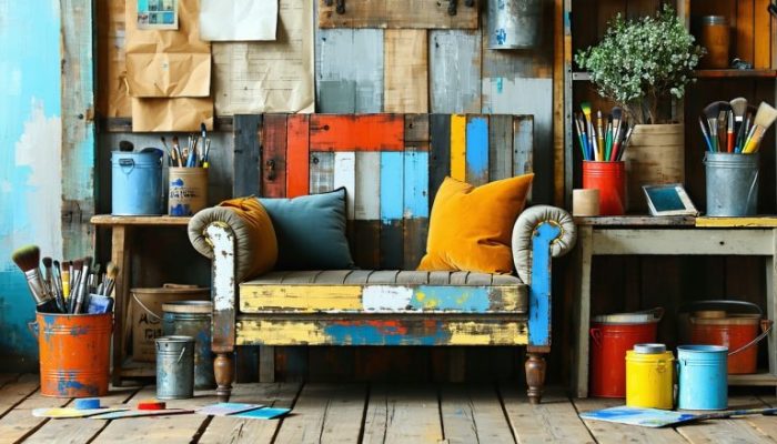 Upcycled artisan furniture