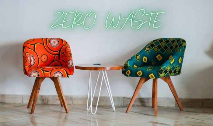 Zero waste luxury furniture